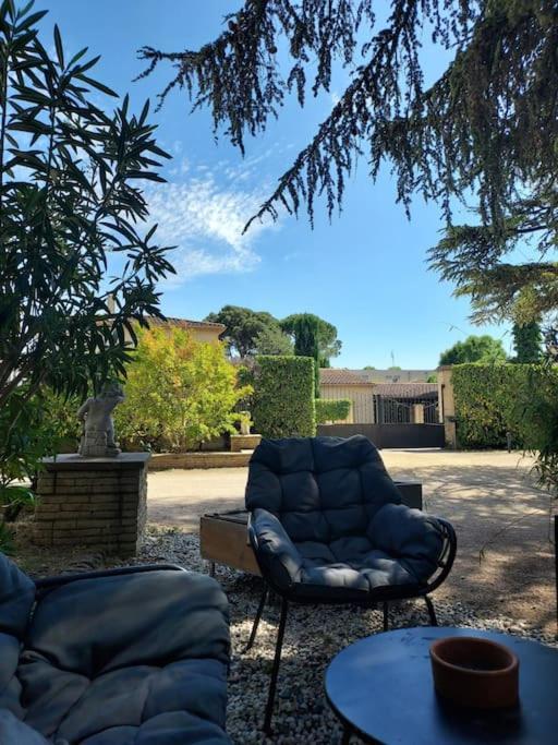 Loft Ravissant Avec Jacuzzi Et Parc Lägenhet Orange  Exteriör bild